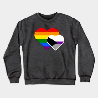 Demisexual Double Heart Crewneck Sweatshirt